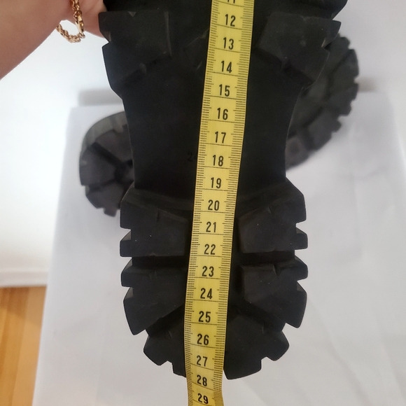 Chunky loafers with beige gold hardware women 8 - Picture 7 of 7